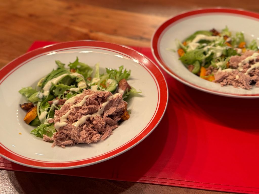 Recette facile : Salade de thon et patate douce nourrissante