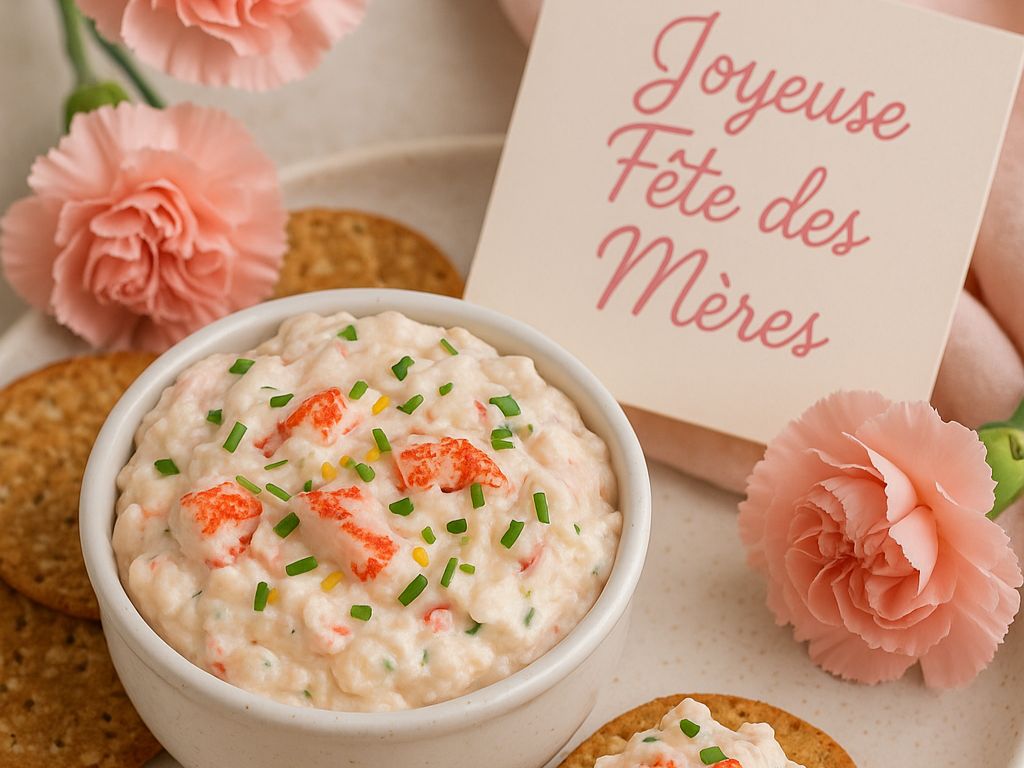 🦞 Tartinade de homard crémeuse et citronnée : un délice à partager 🍋