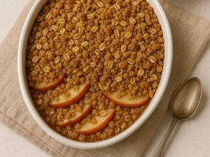 Croustade aux pommes et à l'érable (version santé)