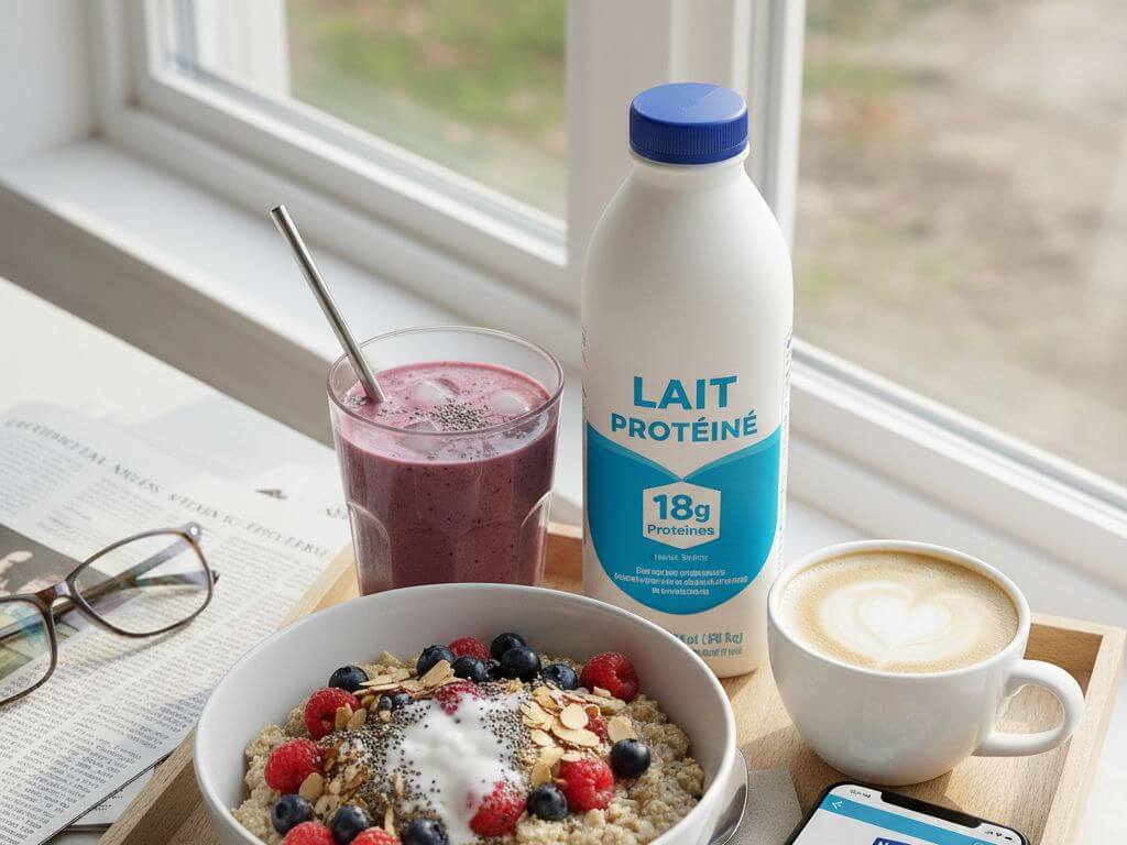 Le lait protéiné : Un allié pour vos matins ?