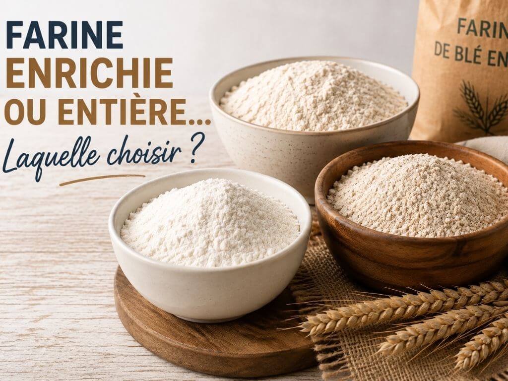 Farine enrichie ou entière : laquelle choisir?