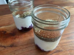 Parfait de yogourt aux bleuets santé et rapide