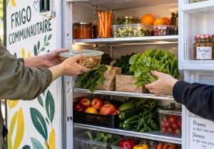 Frigos communautaires partager et moins gaspiller