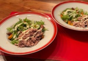 Recette facile : Salade de thon et patate douce nourrissante